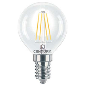 Lampada wire led sfera incanto century calda volt 230 watt 4 lumen 480 e14 (5 pezzi) Century