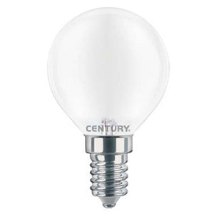 Lampada wire led sfera incanto saten century calda volt 230 watt 6 lumen 806 e14 (5 pezzi) Century