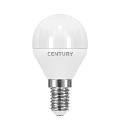 Lampada led sfera onda century fredda volt 230 watt 6 lumen 520 e14 (10 pezzi) Century