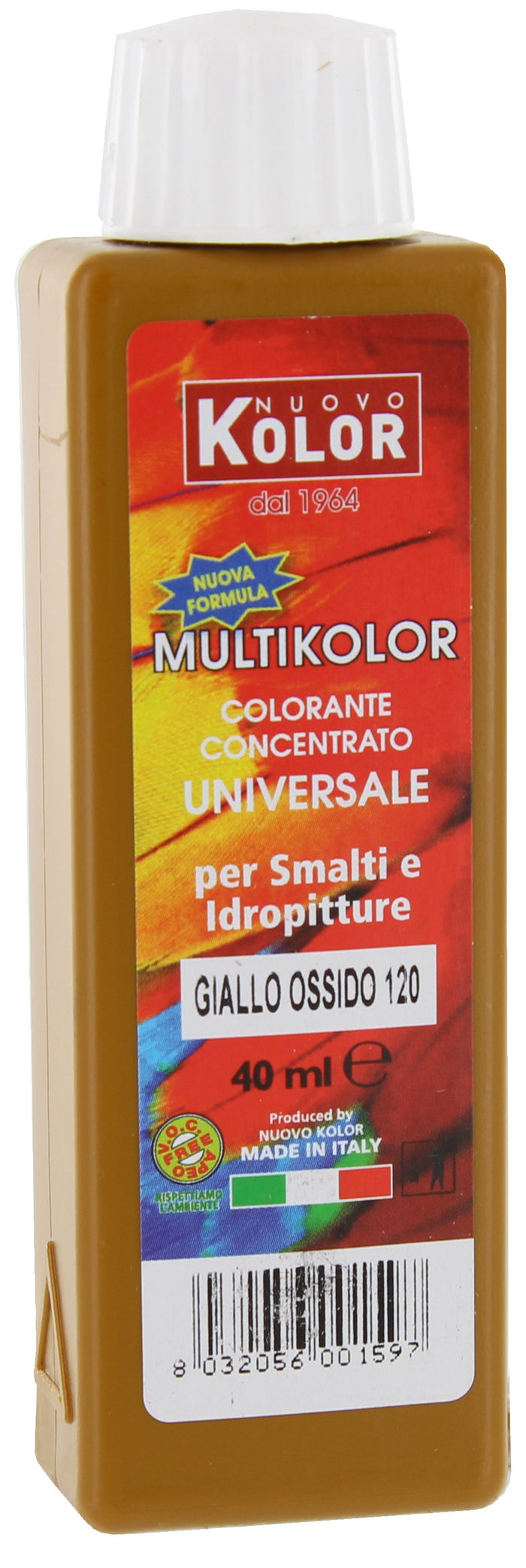 COLORANTE UNIVERSALE ML.40 GIALLO OCRA  120RL  PZ 12,0