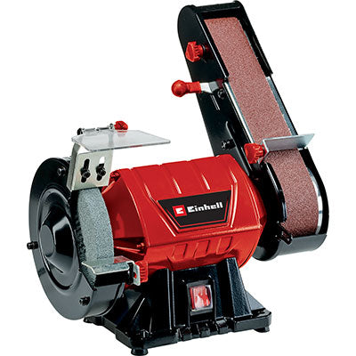 Smerigliatrice levigatrice banco tc-us 350 einhell volt 230 watt 350 mola mm 150x32 nastro mm 50x686 Einhell 