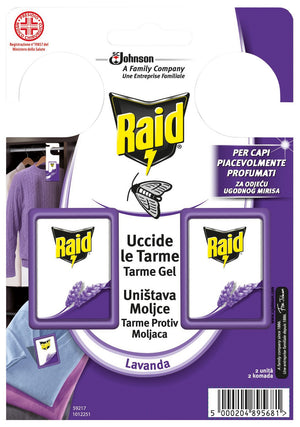 24pz raid tarme gel lavanda 2 pz 7505