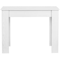 Tavolo in Legno Cucina 70x110 cm H 78 cm Allungabile fino a 70x150 cm Bianco