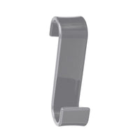 Gancio Appendiabiti per Termosifone Trasparente Merlino Pz 2 Color: Grigio