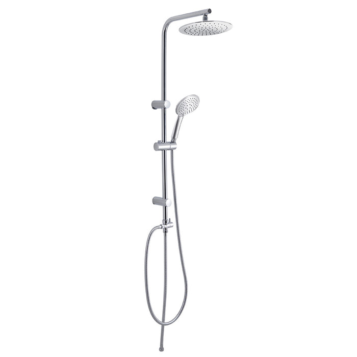 Colonna Doccia Regolabile Soffione 23 cm Acciaio Cromo Easy 04