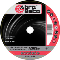 50pz abrabeta disco ferro diametro 115x1,6 cod:ferx.760