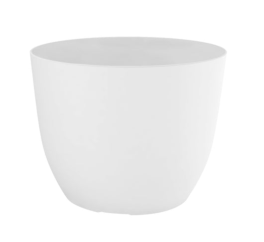 Vaso Rotondo A Ciotola Conca Pure In Polipropilene, Diametro Cm 38x30h, 26 Litri Interno-Esterno colorebianco AMZ7638B