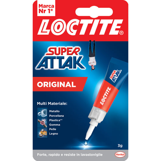 ADESIVO ATTAK GR. 3 HENKEL ITALIA PZ 24,0