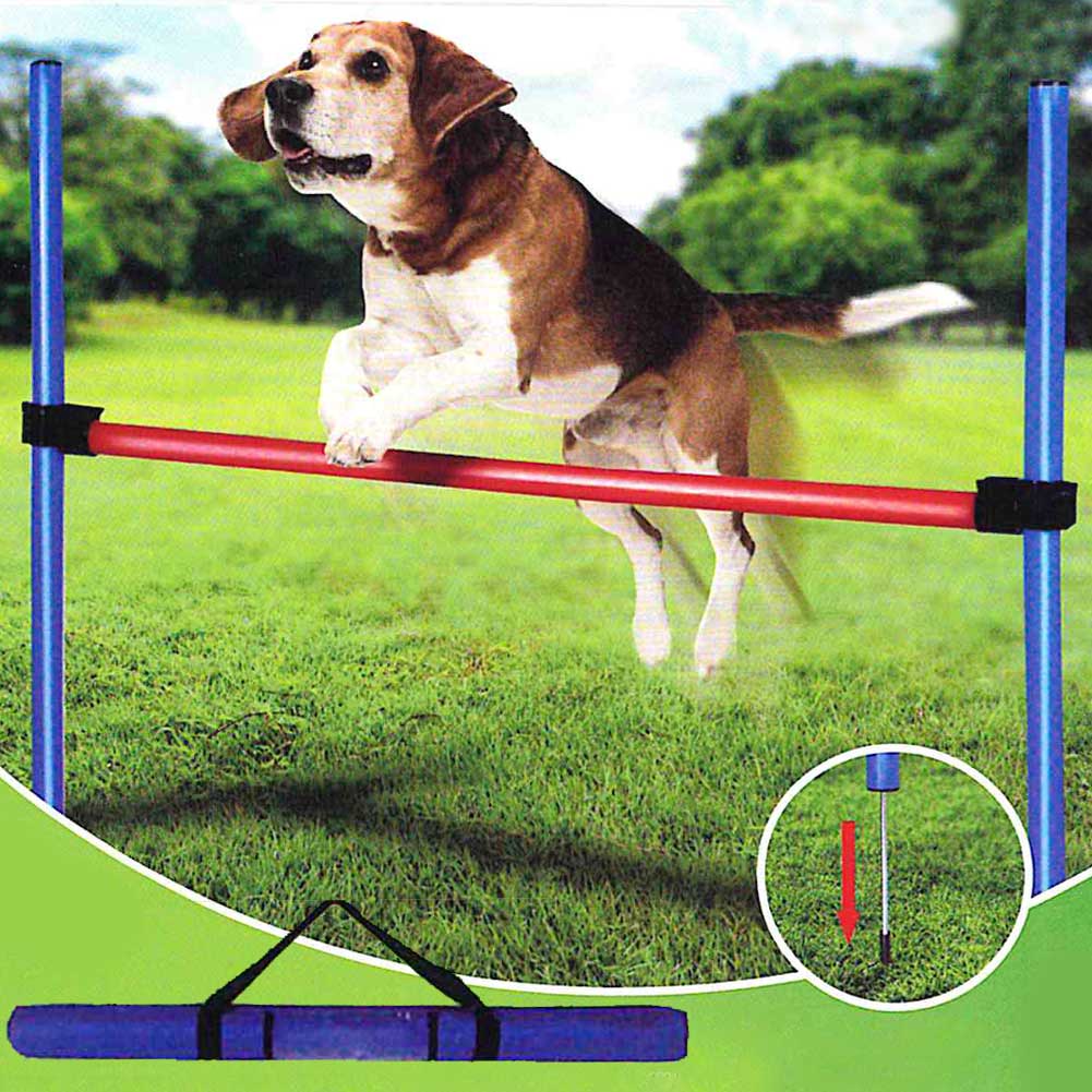 Ostacolo Addestramento Cani Agility Dog Allenamento Gioco Salto Cane 85cm