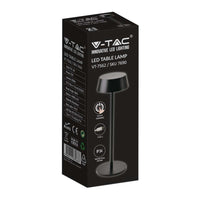 LED LAMPAGGIO da tavolo da 2W 3000K Black Body IP54