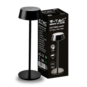 LED LAMPAGGIO da tavolo da 2W 3000K Black Body IP54