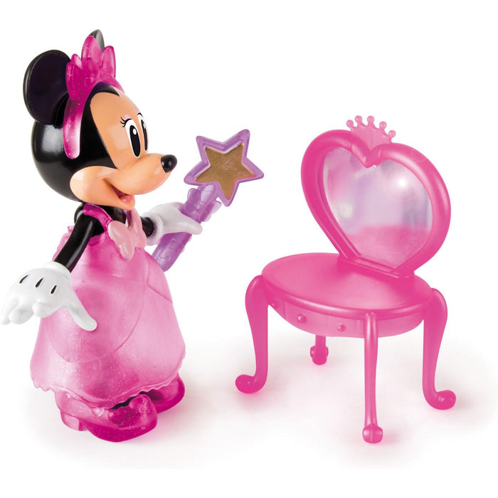 Minnie Like A Princess Bambola con 12 Accessori e Vestiti da 15 cm Idea Regalo