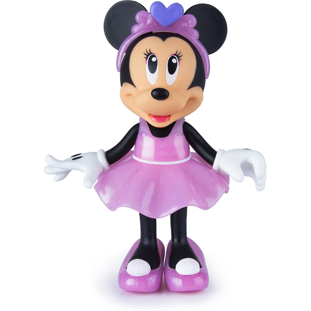 Minnie Glam & Train Bambola 15cm 12 Accessori Vestiti Intercambiabili Idea Regalo