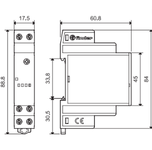 RelÃ¨ crepuscolare modulare tipo 11.31 16 ampere finder