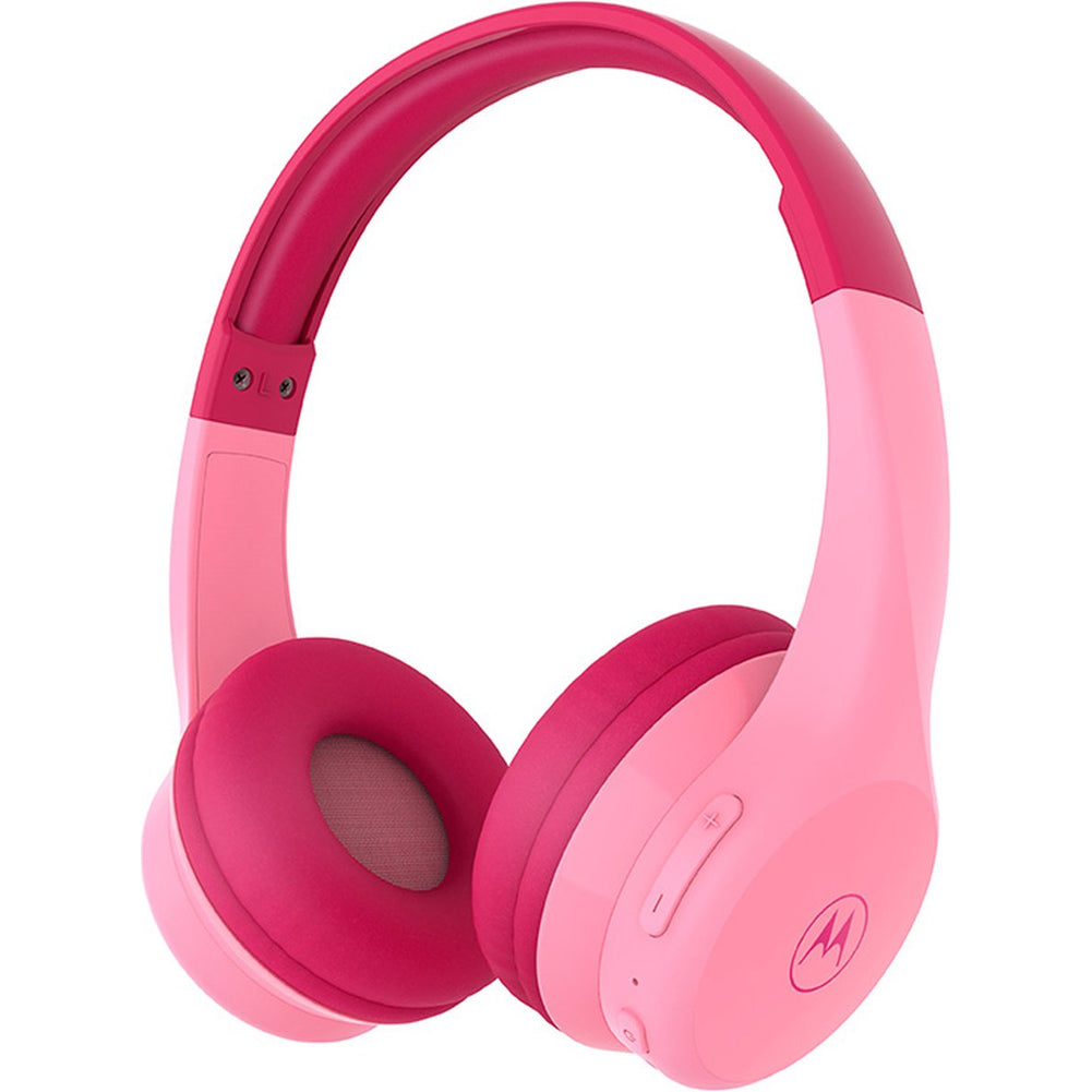 Motorola Sound Headphones MOTO JR300 Bambini Rosa Bluetooth e Limitazione Audio