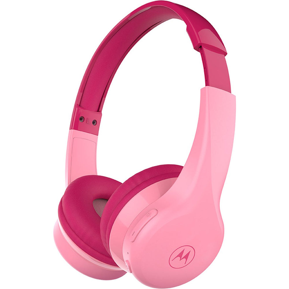 Motorola Sound Headphones MOTO JR300 Bambini Rosa Bluetooth e Limitazione Audio