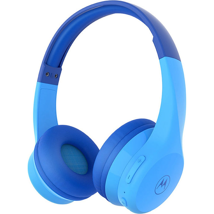 Motorola Sound Headphones MOTO JR300 Bambini Blu Bluetooth e Limitazione Audio