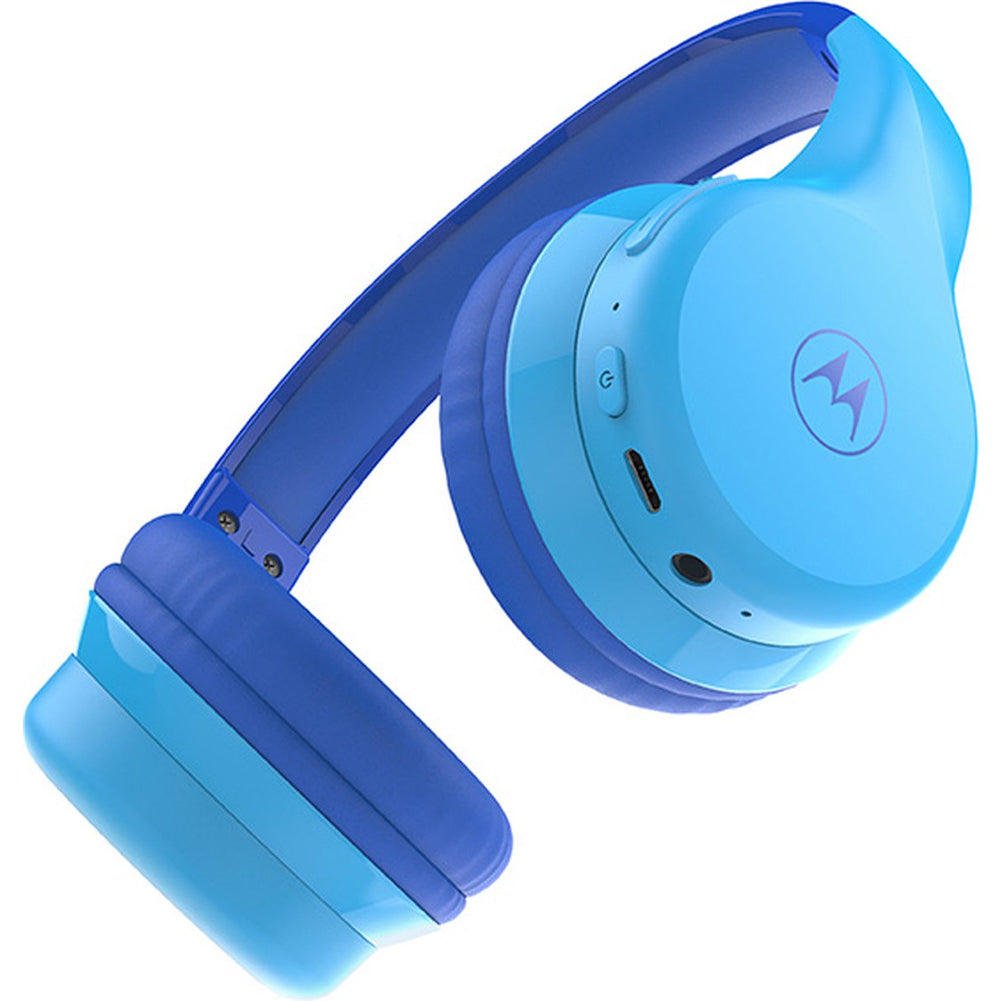 Motorola Sound Headphones MOTO JR300 Bambini Blu Bluetooth e Limitazione Audio