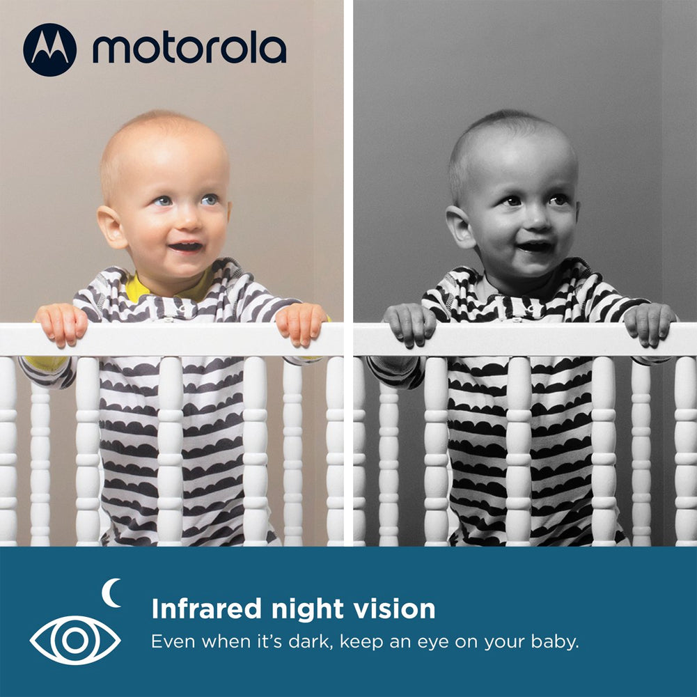 Motorola Nursery Baby Monitor VM482 Baby Monitor con Fotocamera Visione Notturna