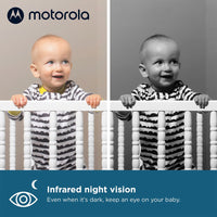 Motorola Nursery Baby Monitor VM482 Baby Monitor con Fotocamera Visione Notturna