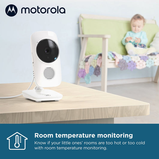 Motorola Nursery VM483 Baby Monitor Video Baby Monitor Infrarossi e Zoom Digital