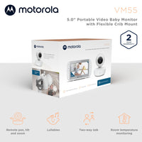 Motorola Nursery VM55 Baby Monitor con Fotocamera Notturna Wireless e Display