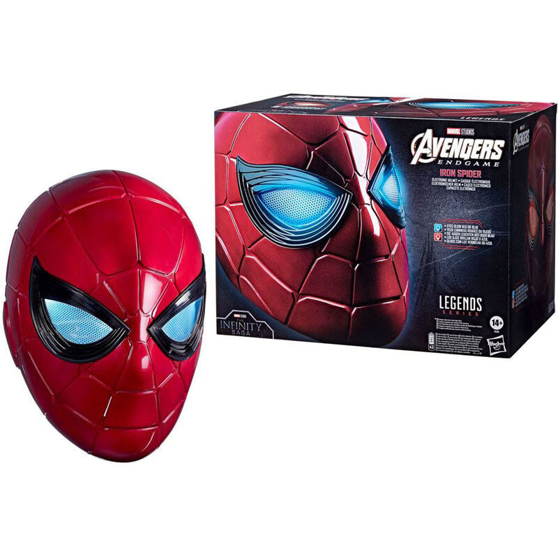 Replica del casco di Marvel Legends Avengers Spiderman Iron Spider