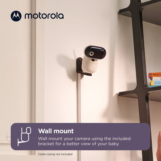 Motorola Nursery PIP1010 CONNECT Baby Monitor con Nursery App e Visione Notturna