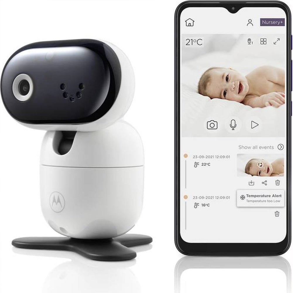 Motorola Nursery PIP1010 CONNECT Baby Monitor con Nursery App e Visione Notturna