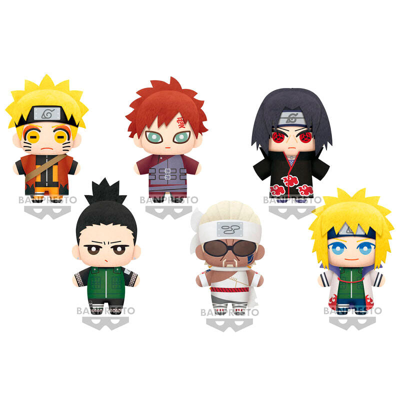 Peluche espositore Naruto Shippuden Serie 2 15cm assortito