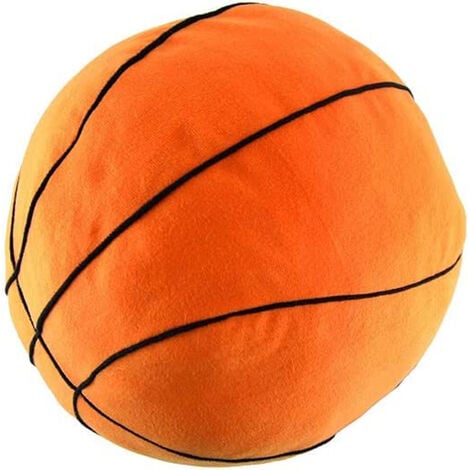 King Home CUSCINO BASKETBALL in poliestere 25 cm arancio