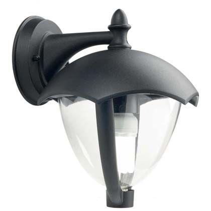 Lampada Applique in Basso Colore Nero per Esterno Linea Short Sovil