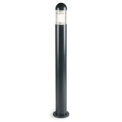 Lampada Paletto Alto per Giardino Colore Grigio per Esterno Linea Torch Livos