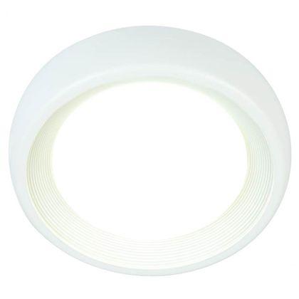 Lampada Plafoniera 8W a Led Smd Tonda Piccola Colore Bianco per Esterno Linea Loft Sovil