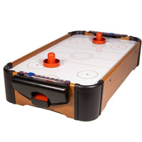 Air Hokey da Tavolo Giocattolo con Segnapunti Set Gioco Portatile 36x24x28 cm