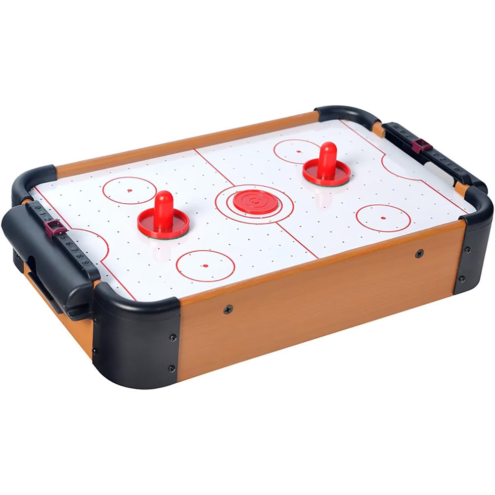 Air Hokey da Tavolo Giocattolo con Segnapunti Set Gioco Portatile 36x24x28 cm