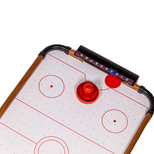 Air Hokey da Tavolo Giocattolo con Segnapunti Set Gioco Portatile 36x24x28 cm