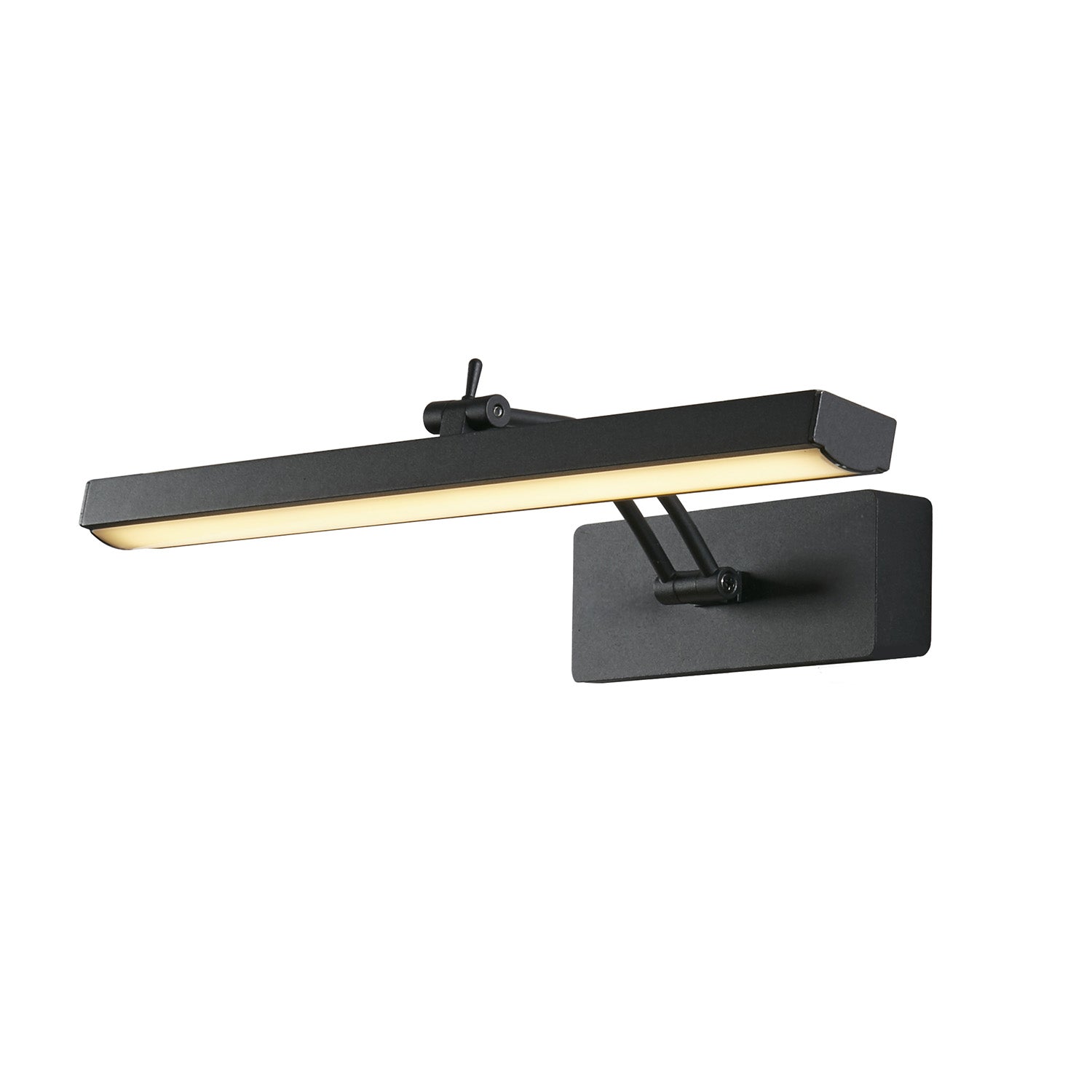 Applique Moderna Rodi Acciaio Nero Policarbonato Led 8,9W 3000K