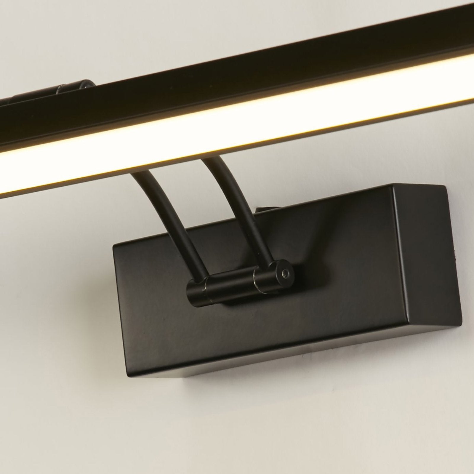 Applique Moderna Rodi Acciaio Nero Policarbonato Led 13,3W 3000K