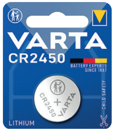 Varta batteria coin cr2450 litio blister 1 pezzo