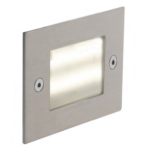 Segnapasso led incasso quadrato 3 watt luce bianca naturale 4000k