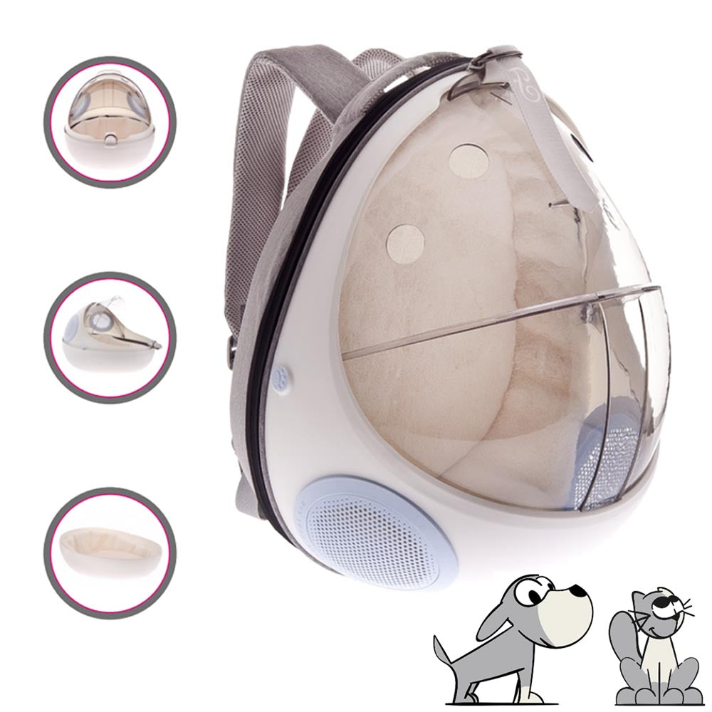 Fuss dog zaino per cani & gatti space traveller max 10 kg