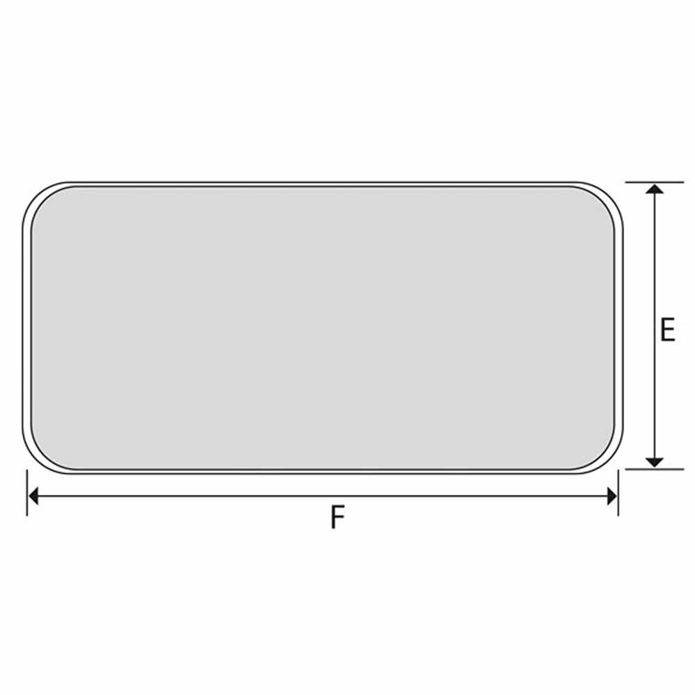 Sportello stagno in ass mm 275x375 bianco ral 9003