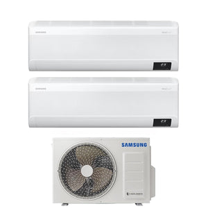 Climatizzatore Condizionatore Samsung Dual Split Inverter serie WINDFREE ELITE 7+12 con AJ050TXJ2KG/EU R-32 Wi-Fi integrato 7000+12000