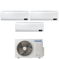 Climatizzatore Condizionatore Samsung Trial Split Inverter serie WINDFREE ELITE 7+9+9 con AJ052TXJ3KG/EU R-32 Wi-Fi integrato 7000+9000+9000