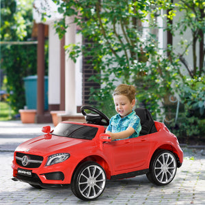 Macchina Elettrica per Bambini 6V con Licenza Mercedes GLA AMG Rossa