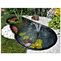 Laghetto da giardino tovel ponds black da litri 500