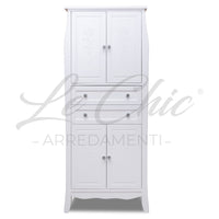 Colonna bagno contemporaneo bianco shabby