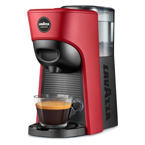 Macchina caffè lavazza 18000527 a modo mio tiny eco rossa