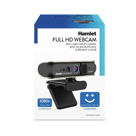 Webcam usb mic 1080p priv.cover+he - HWCAM1080-HE